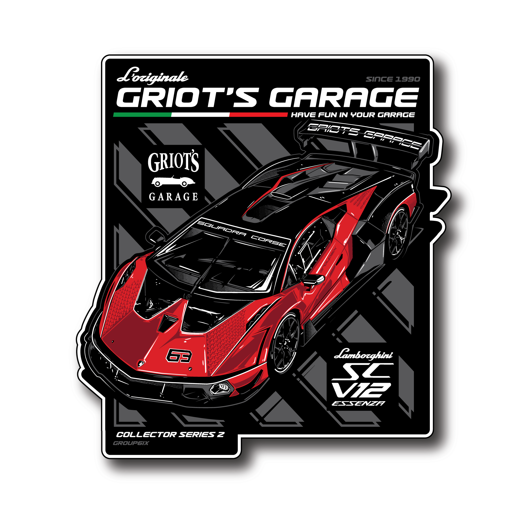 Griot's Essenza Sticker Griot's Garage Branded Merchandise